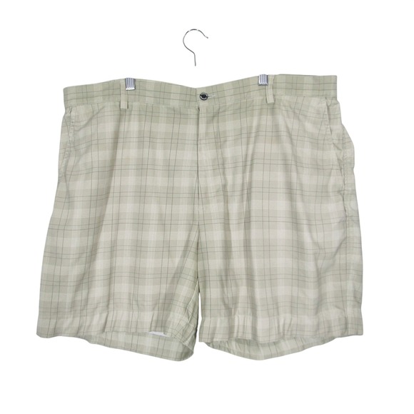 dunning Other - Dunning Mens Golf Shorts Size 40 Sage Green Plaid Stretch Performance Activewear